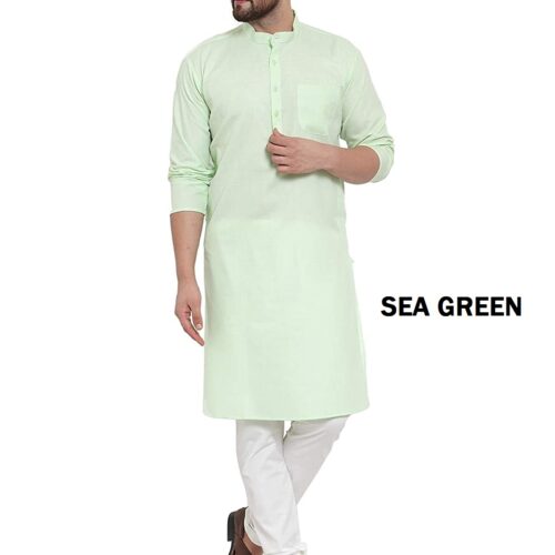 plan pure cotton kurta pajama white